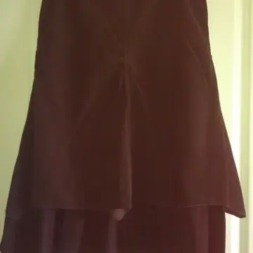 Jupe longue chocolat T40, Jupe
