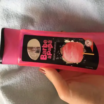 Gel douche barbe à papa, Labell
