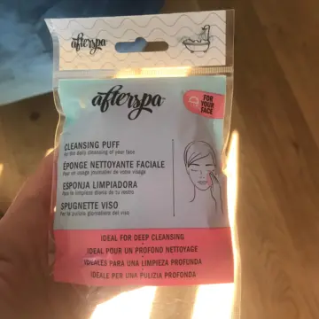 Éponge nettoyante faciale, AfterSpa