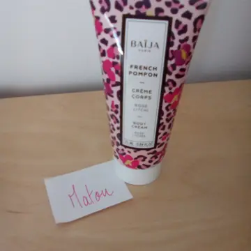 Crème pour le corps rose et litchi, Baïja