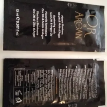1 masque illuminant, Or & Argan