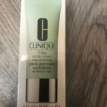 Crème gommante, Clinique