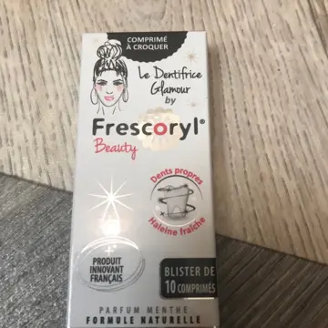 Dentifrice à mâcher, Frescoryl