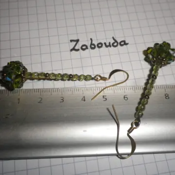 boucle d'oreilles vert clair, Inconnue