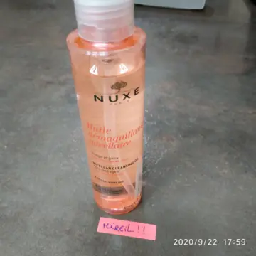 Huile micellaire démaquillante, Nuxe