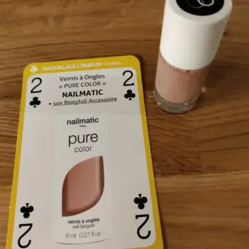 Vernis rose poudrée, Nailmatic