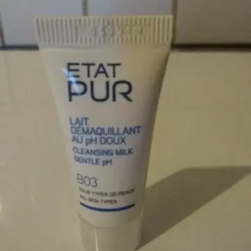 échantillon : lait démaquillant au PH doux, Etat Pur
