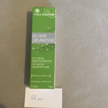 Élixir jeunesse city detox soin liquide jour, Yves Rocher