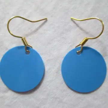 B.O. pastilles bleues., Bijoux de créateur