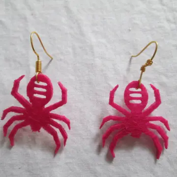 B.O. araignées roses., lol bijoux