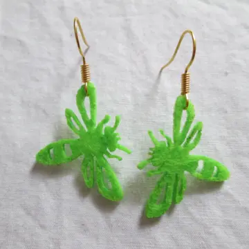B.O. insectes verts., lol bijoux