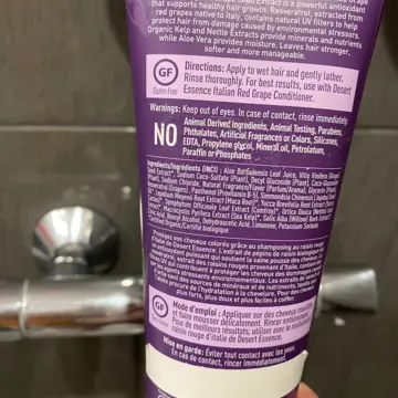 Italian Red Grape Shampoo, Desert Essence