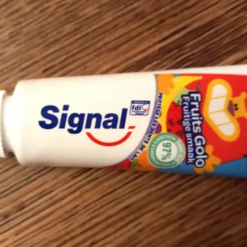 Dentifrice enfants., Signal