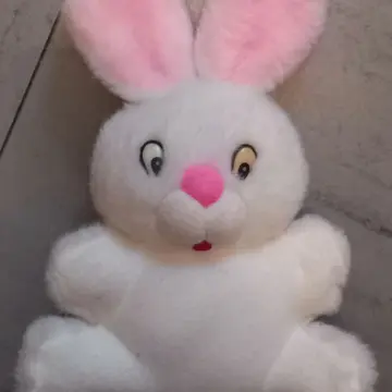 Peluche lapin blanc., Inconnue