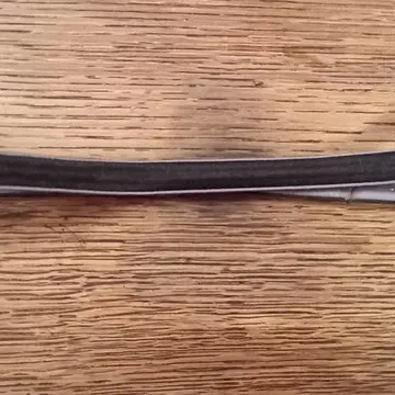 Bandeau élastique cheveux noir., Noir c'est Noir