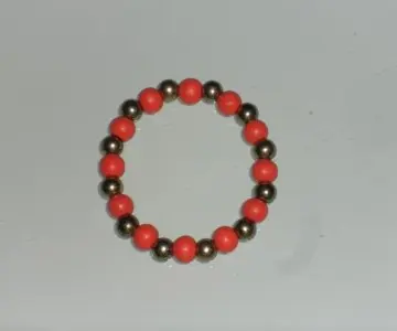 bracelet orange doré, New Look