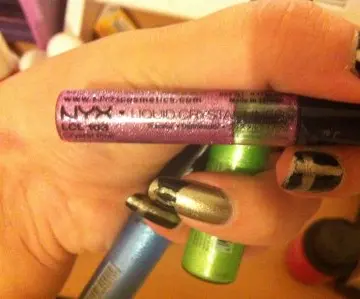 eyliner pailletée, NYX Cosmetics