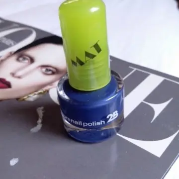 Vernis bleu électrique mat, 2B Cosmetics