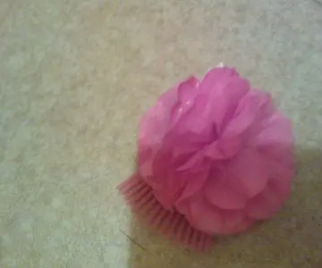 fleur pour cheveux, Inconnue