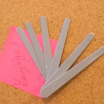 Lot de lime à ongle X6, Inconnue