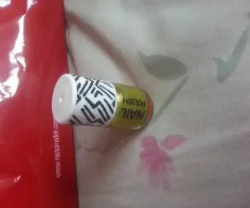 vernis jaune/vert clair à paillette, H&M