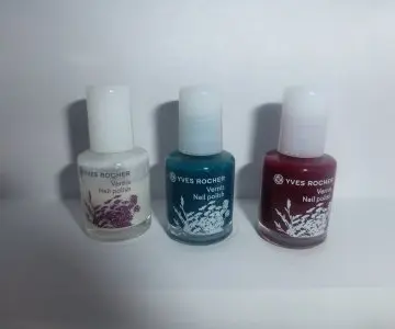lot 3 vernis, Yves Rocher