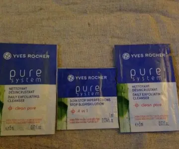 Échantillon soin et nettoyant, Yves Rocher