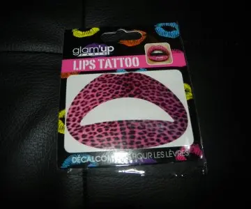 Lips tatoo, Glam'Up