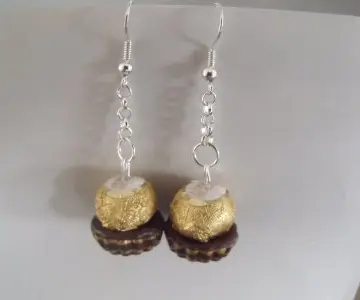 boucles d oreilles chocolat, Inconnue