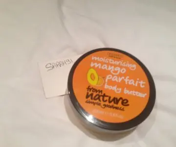 Beurre corporel à la mangue, Accentra