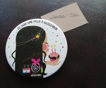 Miroir  de poche Les filles à, Glossybox