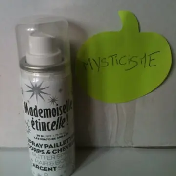 spray paillette, Mademoiselle étincelle
