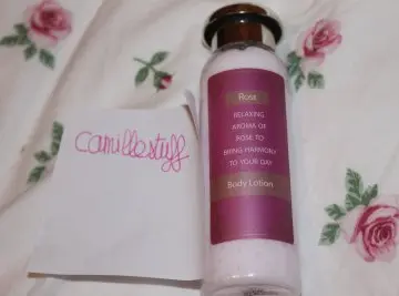 Lait pour le corps à la rose, Elizabeth French