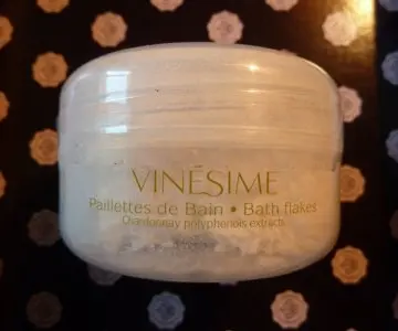 Paillettes de bain au Chardonnay, Vinésime