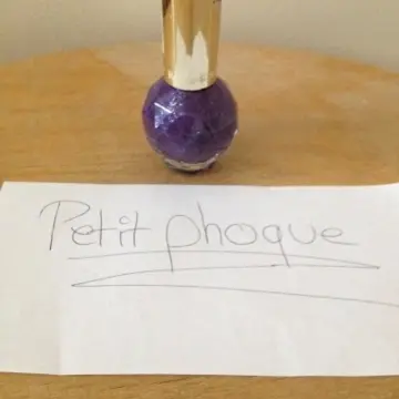 Vernis violet paillette, Holika Holika