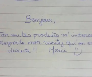 ton produit m'interesse, Inconnue
