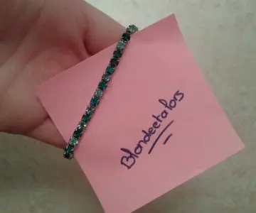 bracelet verts, Inconnue