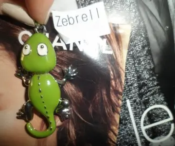 Pendentif lézard, Cache cache