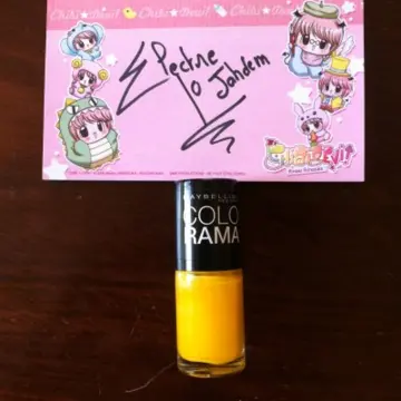 Colorama Electric Yellow, Gemey Maybelline