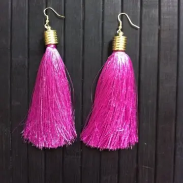 boucles d'oreille franges soie, Forever 21