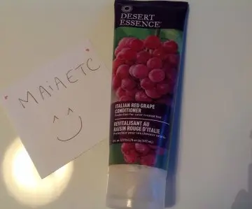 Après shampoing au raisin, Desert Essence