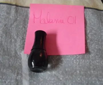 Vernis noir avec pailette, Bourjois