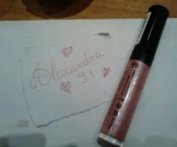rosé natural lipgloss, Benecos