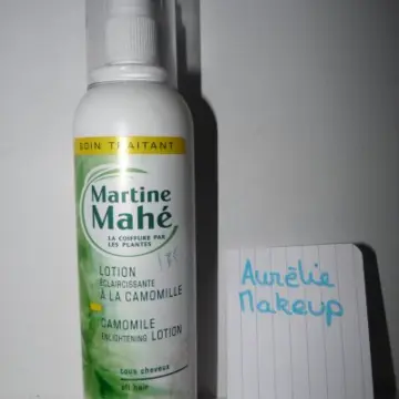 Lotion cheveux éclaircissante, Martine Mahé