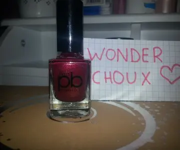 Vernis Groseille Pailletté, PB, PB Cosmetics