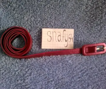 CEINTURE FINE FRAMBOISE, Tati