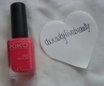 Vernis rose/ corail, KIKO