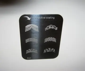 plaque stamping B26, Inconnue