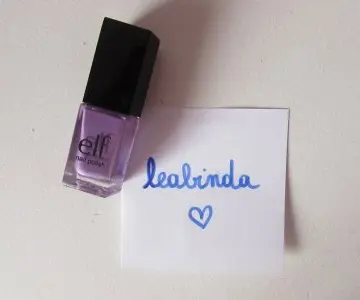 Vernis violet clair, Elf