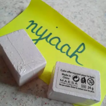 Cube effervescent pour le bain, Yves Rocher